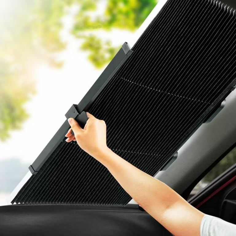 Retractable Car Windshield Sunshade